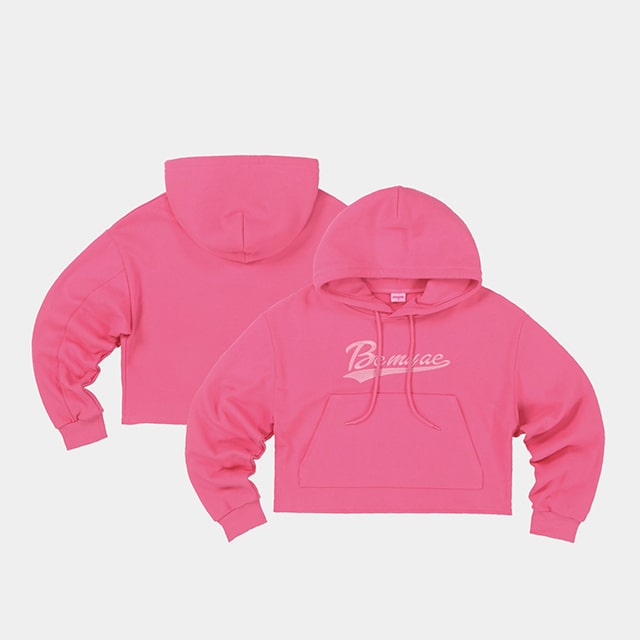 [aespa POP-UP STORE 'Come to MY illusion'] CROPPED HOODIE_PINK
