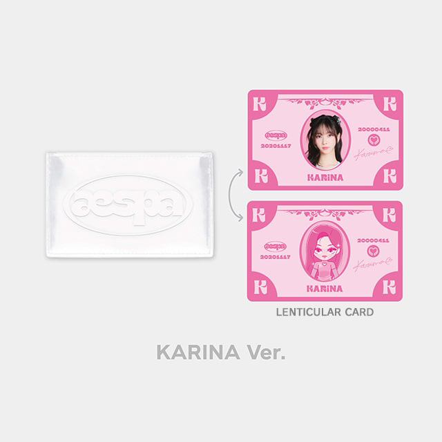 [aespa POP-UP STORE 'Come to MY illusion'] CARD WALLET SET_KARINA