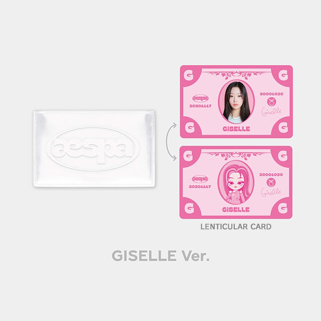 [aespa POP-UP STORE 'Come to MY illusion'] CARD WALLET SET_GISELLE