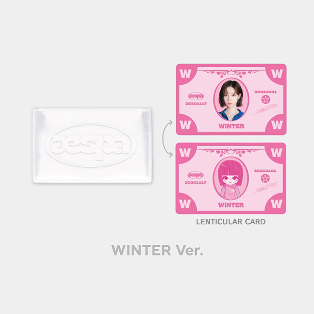 [aespa POP-UP STORE 'Come to MY illusion'] CARD WALLET SET_WINTER