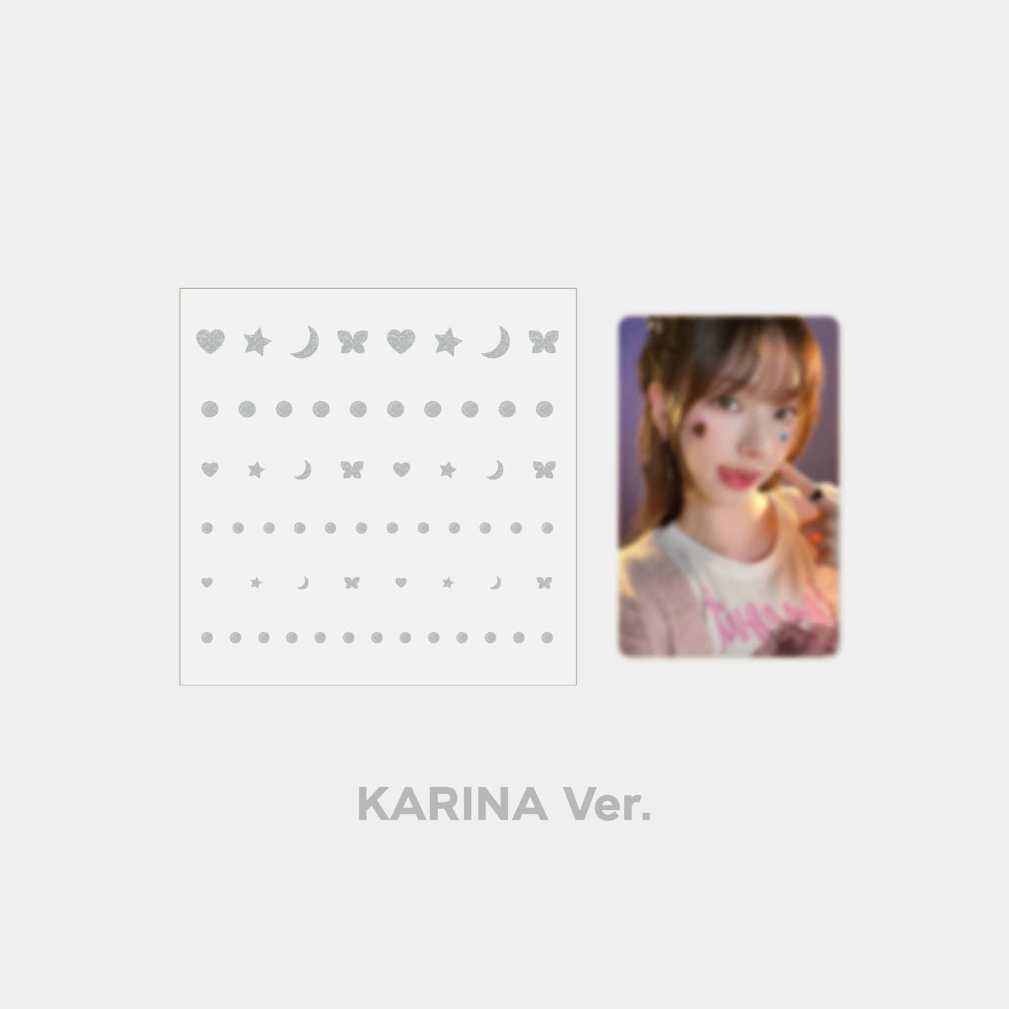 [aespa POP-UP STORE 'Come to MY illusion'] POINT STICKER SET_KARINA