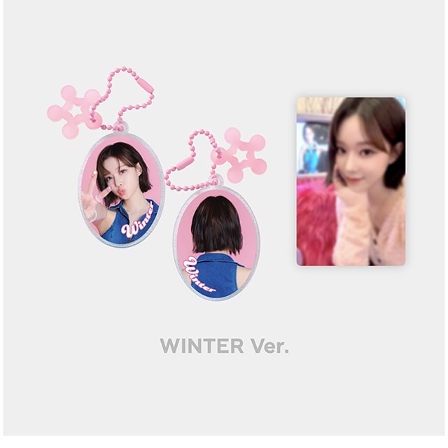 [aespa POP-UP STORE 'Come to MY illusion'] ACRYLIC KEY RING SET_WINTER