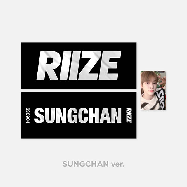 [2024 RIIZE 'RIIZE UP' POP-UP MD] SLOGAN + PHOTO CARD SET_SUNGCHAN